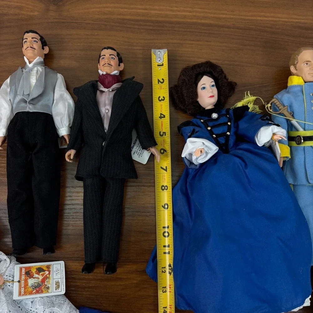 Gone With the Wind World Dolls‎  Scarlett O'Hara, Rhett, Ashley Lot of 8